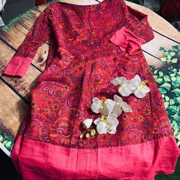 ISAAC MIZRAHI SUMMER DRESS SIZE 8 - Picture 1 of 7